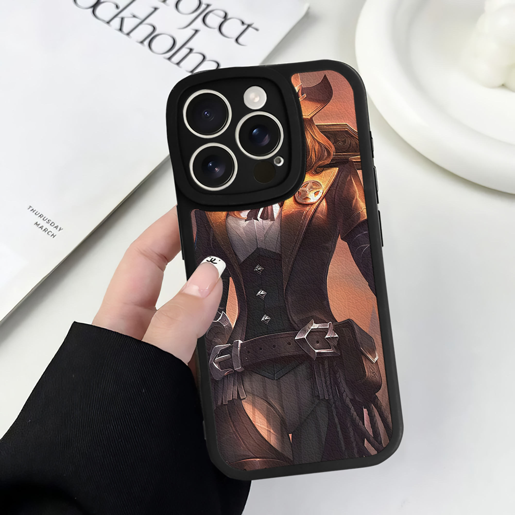 リーグ・オブ・レジェンド League of Legends LOL 【iPhone 16シリーズ対応】シリコンスマホケース（レザー調） 材質：シリコン